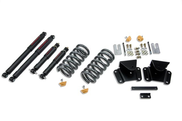 2"F-4"R Lowering Kit Nitro Drop Shocks 97-04 Dakota 2wd V8 - Click Image to Close